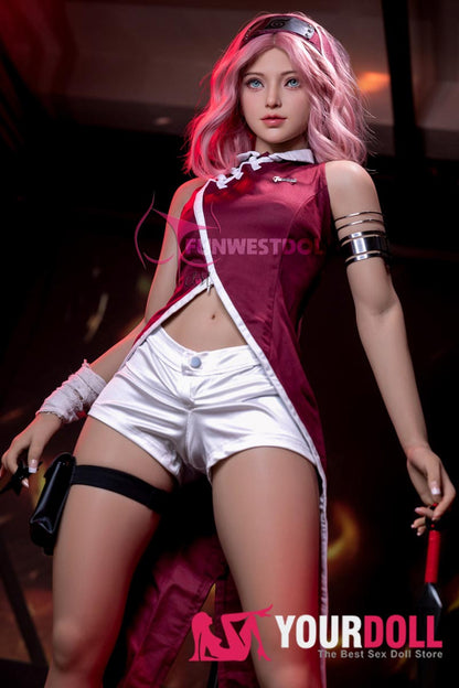 159cm (5ft2) A-cup Cosplay Sex Doll Alice, Head #038