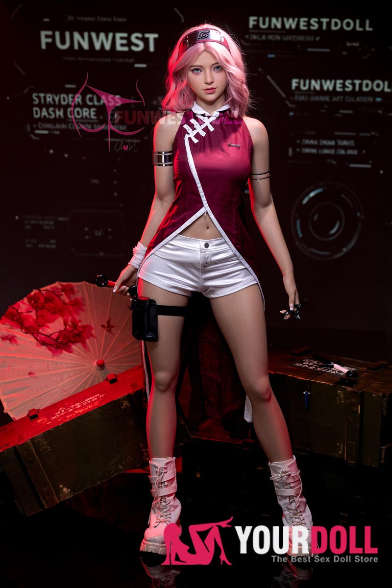 159cm (5ft2) A-cup Cosplay Sex Doll Alice, Head #038